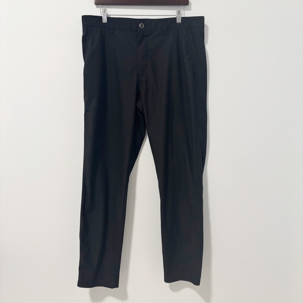 32 Degrees Performance Pants Men 36 Black Lightweight Golf Activewear Stretch